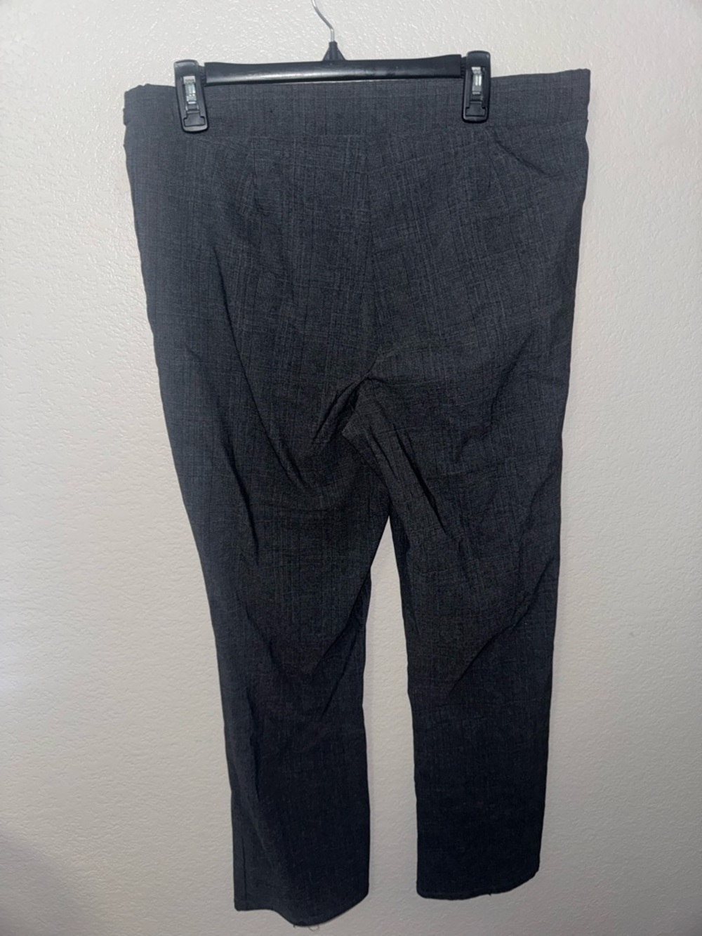 89th & Madison Charcoal Gray Pull-On Straight Leg Pants - Picture 3 of 3